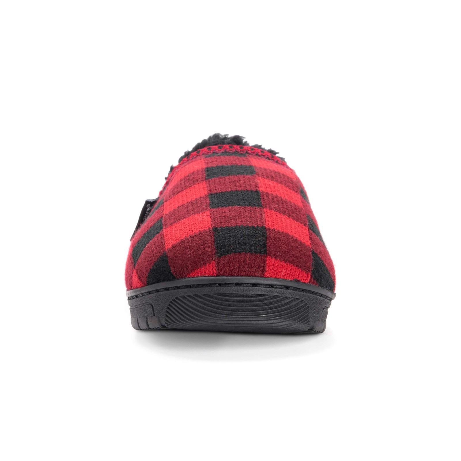 MUK LUKS Men’s Gabriel Clog Slippers Small Red/Black