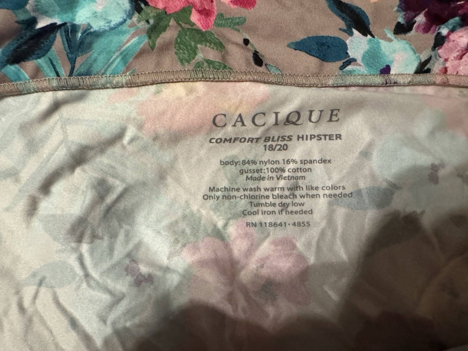 NWT Cacique Bra 48DD Beige Lightly Lined Full Coverage No Wire Plus Size