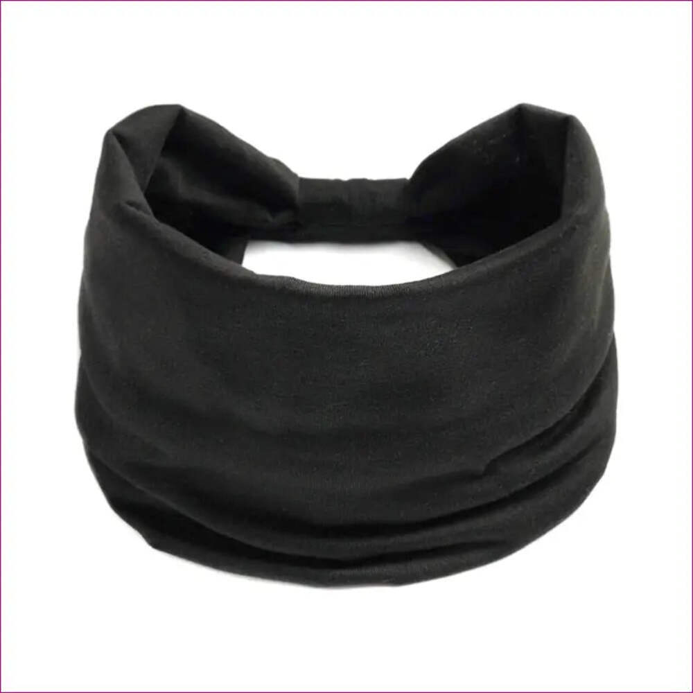 Elevate Your Style with Solid Colour Knot Wide Headbands