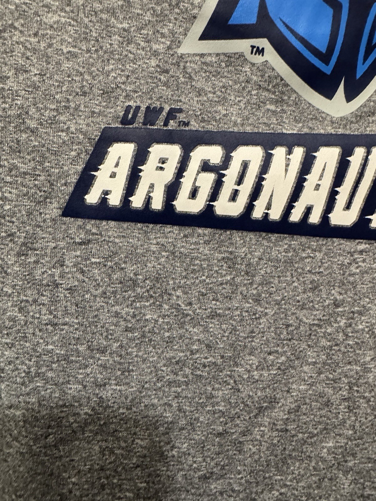 New University of West Florida Argonauts Kids Small S Boys Girl Gray t shirt