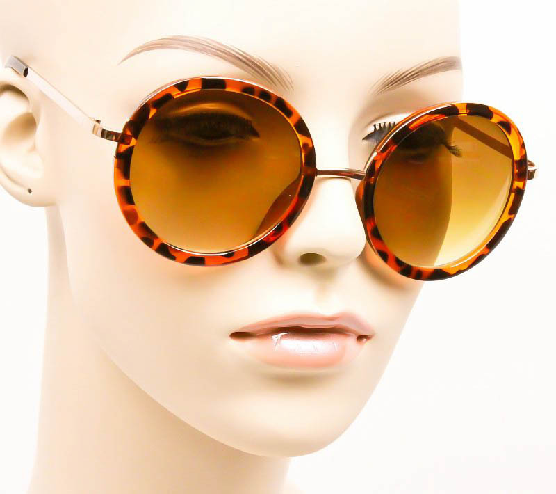 Retro Round Circle BOHO Fashion Lennon Hippie Trendy Aviator mLU Sunglasses 9371