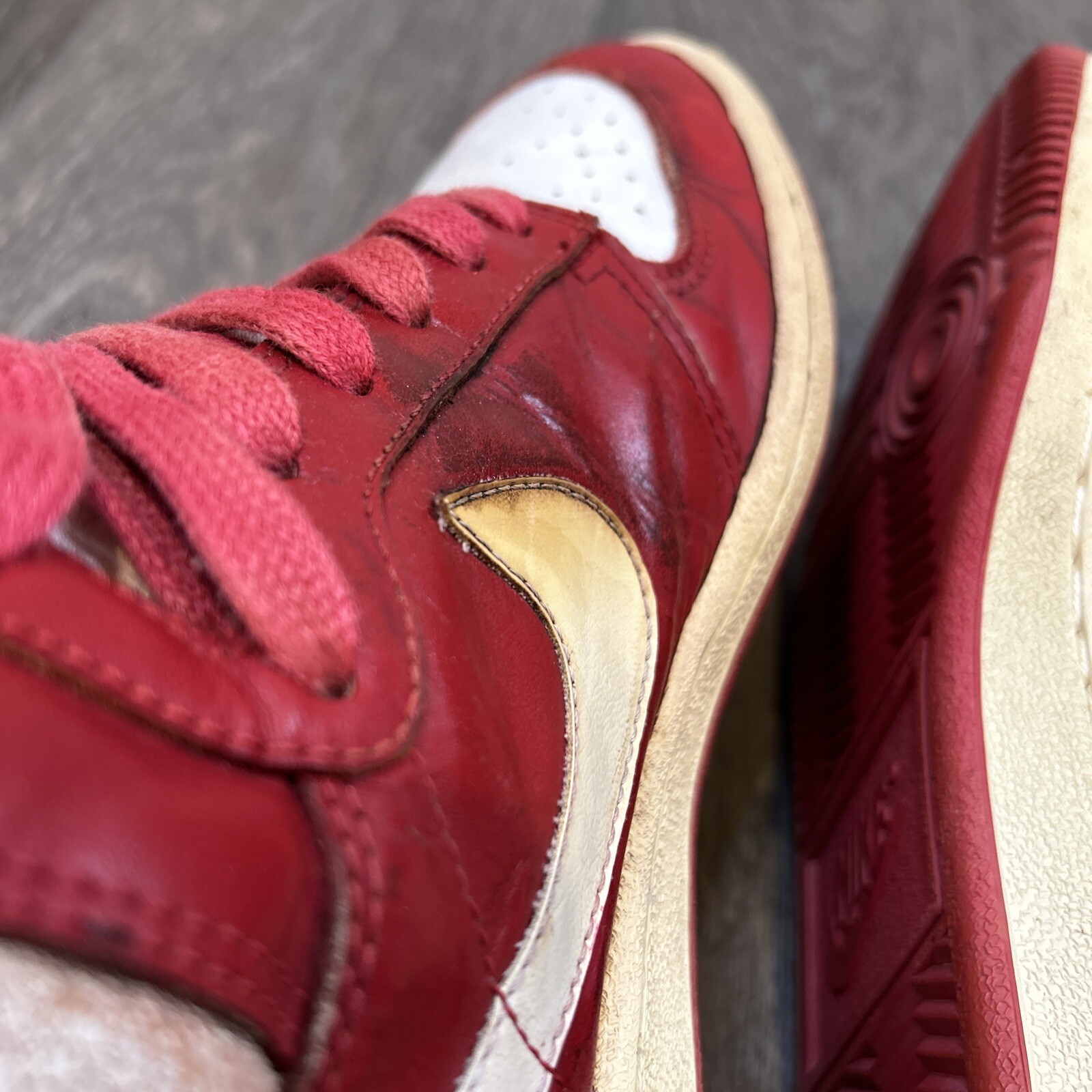 VTG Nike 1980’s Sales Sample Dynasty Red White Men’ US 9 1985 Original OG Shoes
