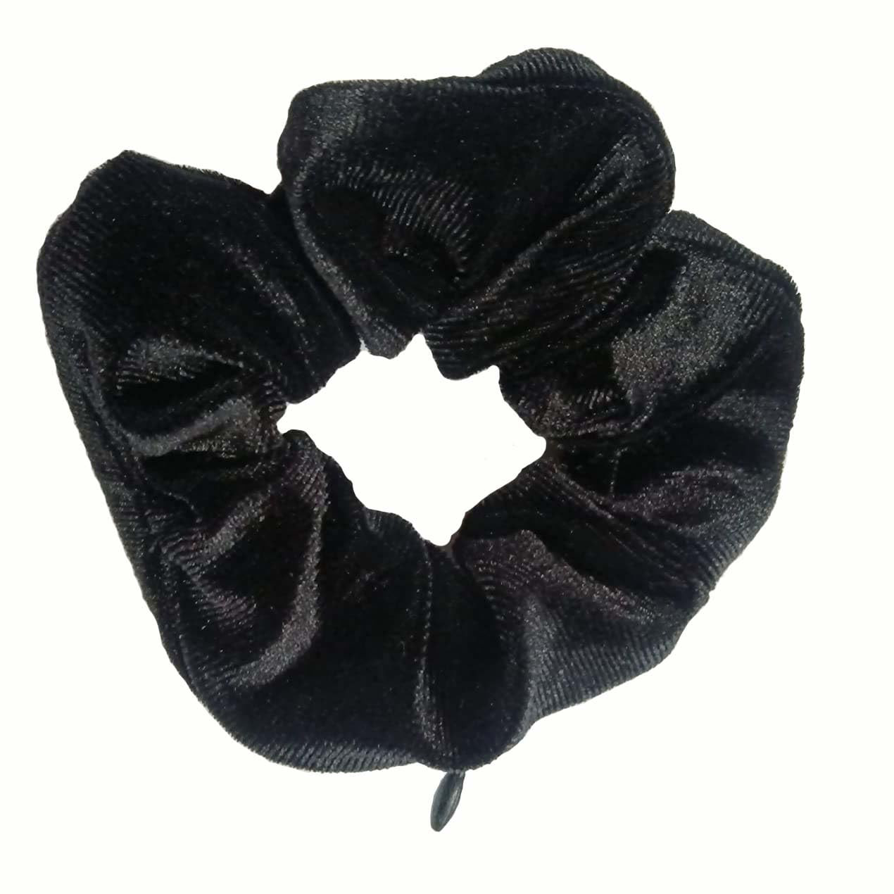 Velvet Scrunchie with Zipper Pocket for Women – 4PCS Hidden Storage Hair Tie