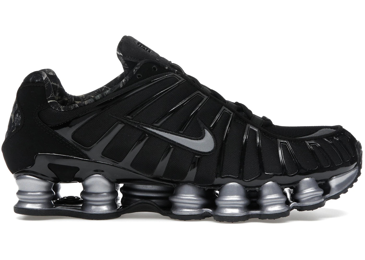 Nike Shox TL Realtree Edge Camo Black Metallic Cool Grey IQ0299-010 sz 13 Men’s