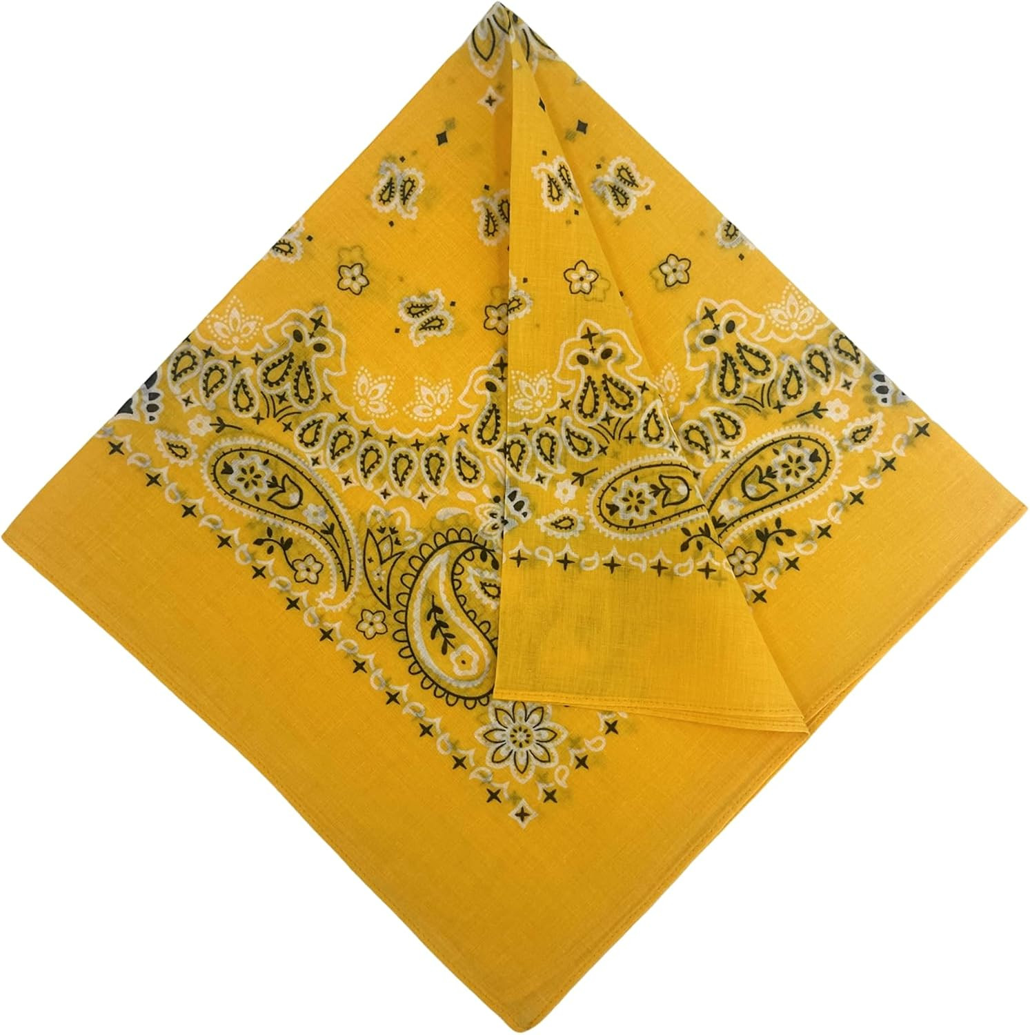 Single Pack Bandanas 60S Premium Cotton Soft Thin Handfeel Large Handkerchief fo