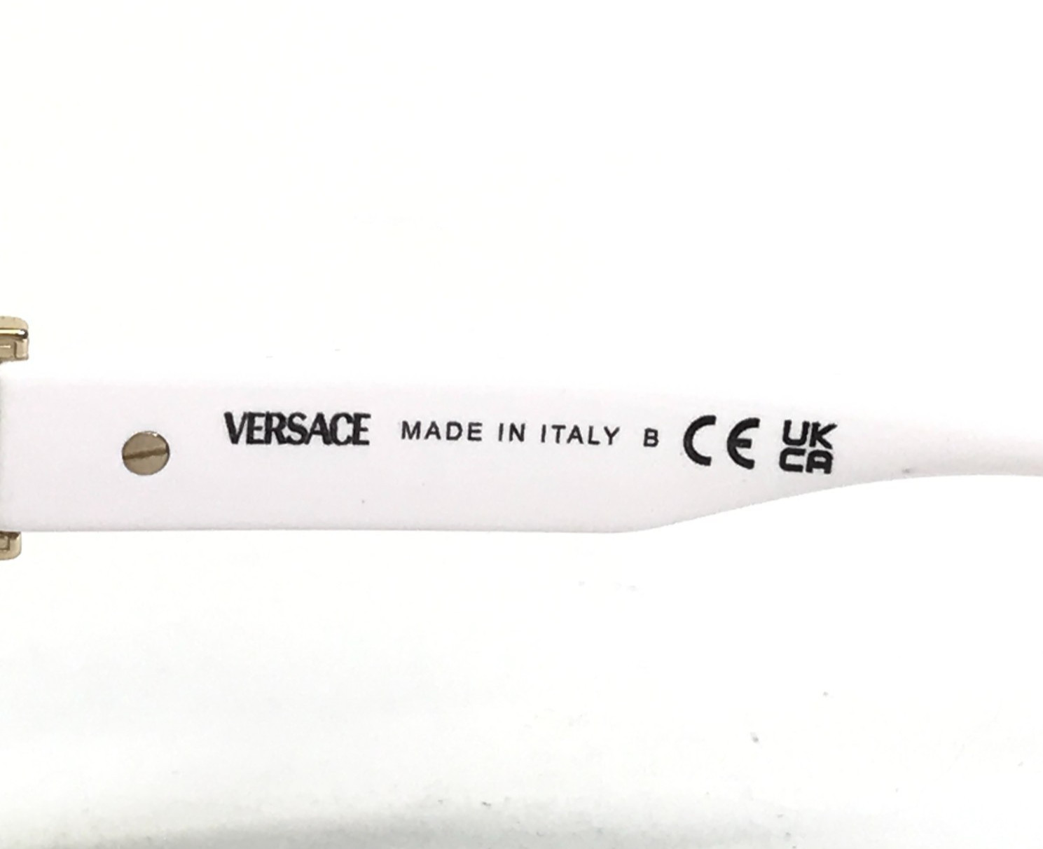 Versace Sunglasses MOD.4449-D 314/11 White Butterfly Frames Gray Gradient Lenses