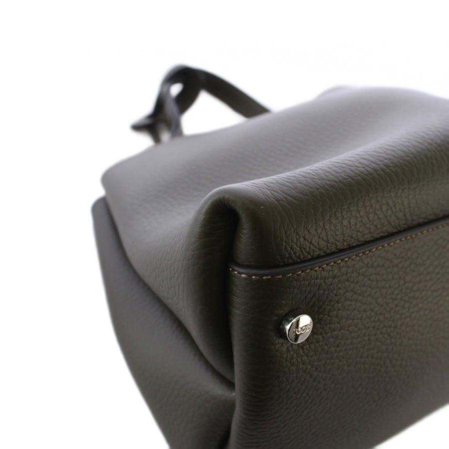 TOD’S Bag: T Timeless Micro Khaki W22.5H15D14cm;