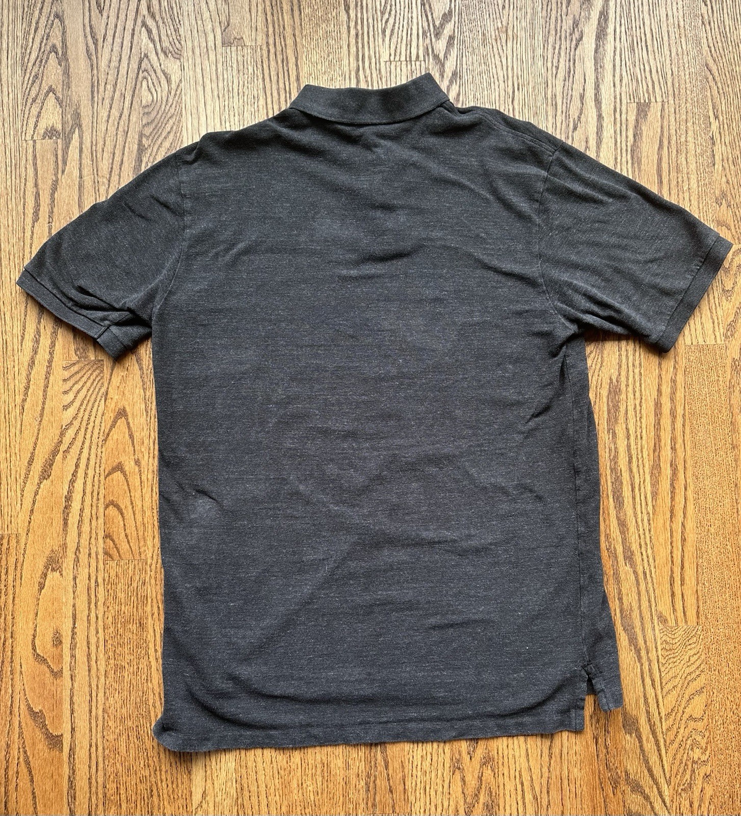 Polo Ralph Lauren Men’s Gray Solid Polo Short Sleeve Collared XLT Big & Tall