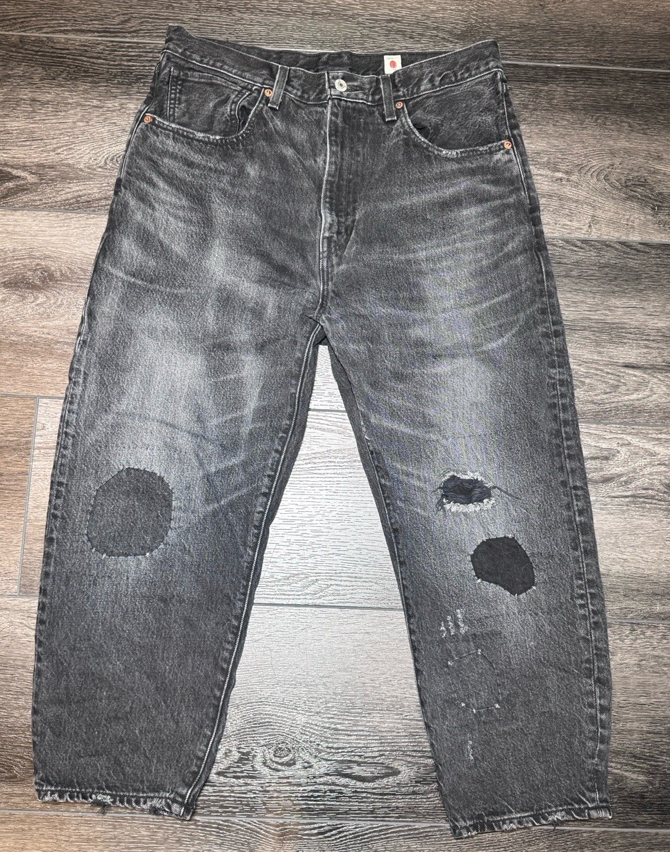 LEVI’S® Made & Crafted JAPAN Patchwork Women’s Barrel Jeans – Side 31 – Black