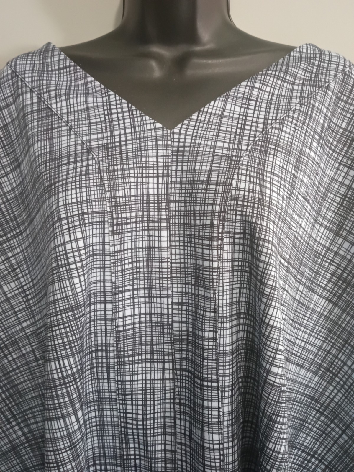 Worthington Shirt Size 3X Blue Checkered Blouse Casual Office or Career Wear