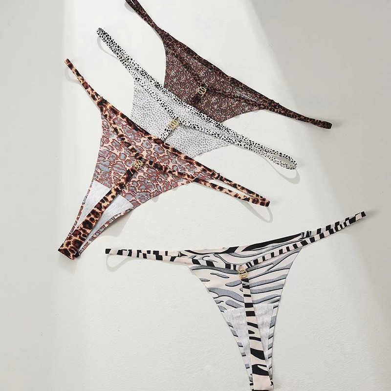 4 Pack Lot Sexy Womens G string Thongs Panties Briefs Underwear Lingeries Bikini