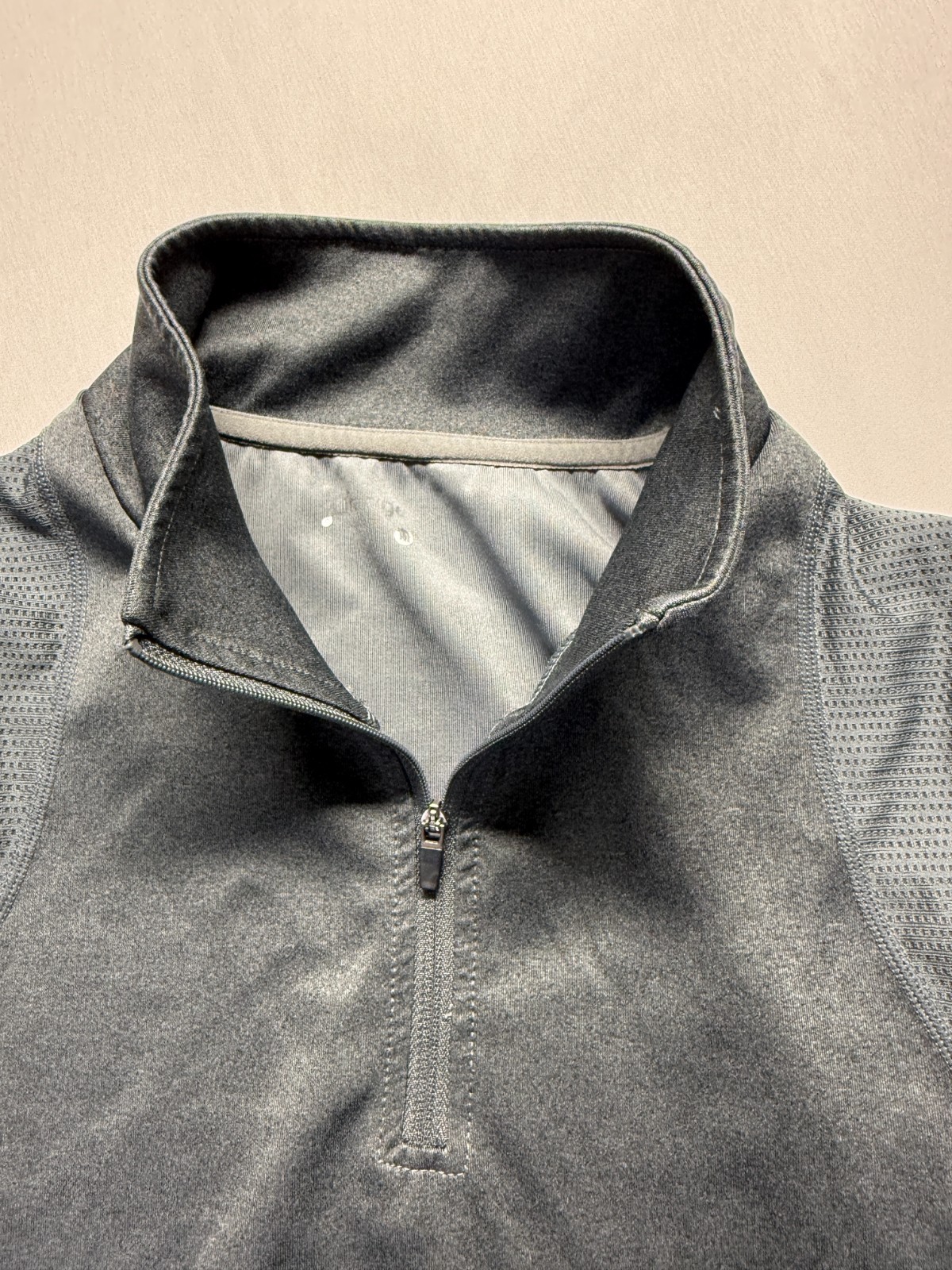 Orangetheory Fitness Jacket Womens Medium Gray Quarter Zip Gym Training Athletic