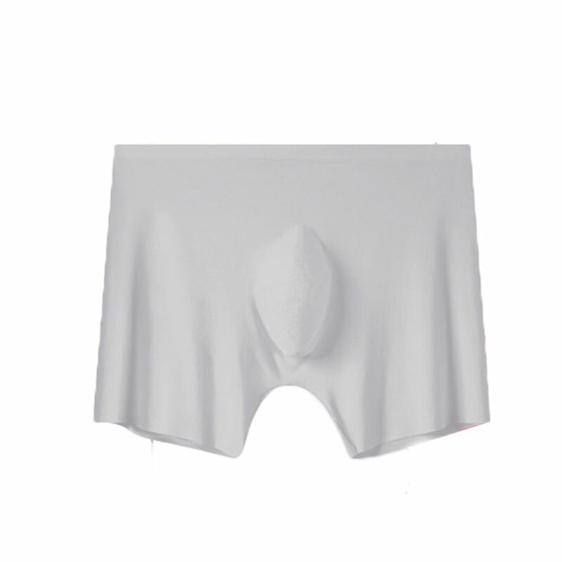 Sexy Men Ice Silk Seamless Boxer Briefs Pouch Underwear Shorts Trunks Underpant✔