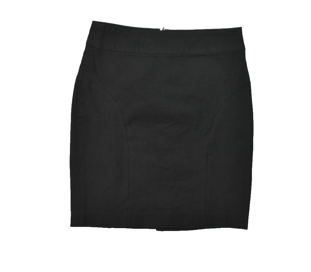Banana Republic Women’s Size 2 Black Cotton Blend Pencil Skirt Professional Care
