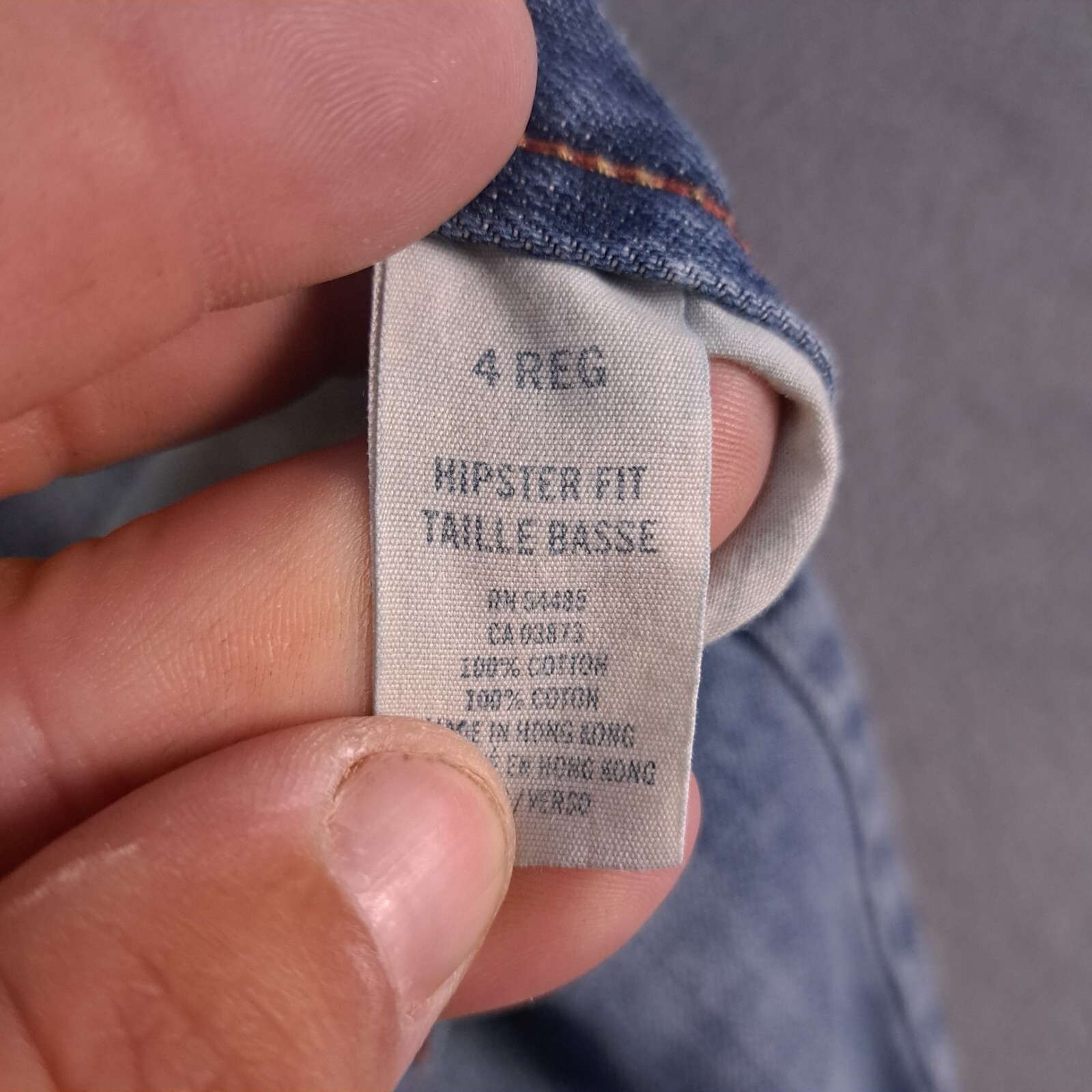 American Eagle Jeans Womens 4 Regular Blue Hipster Skinny Flare Denim Light Wash