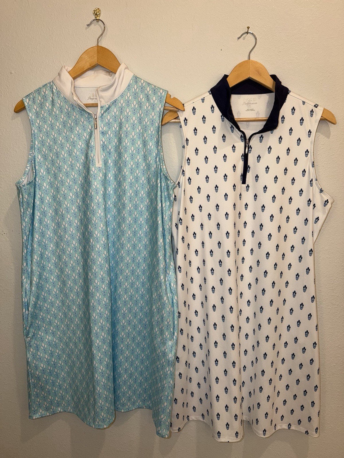 Two (2) Izod Performance Stretch Golf Tennis Dress Athletic
