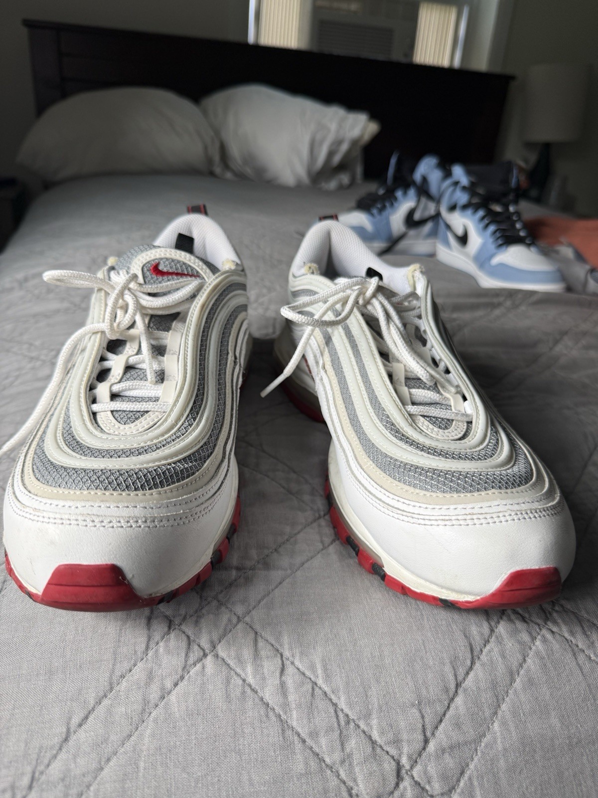 Nike Air Max 97 Men’s White/Gray/Red White Bullet