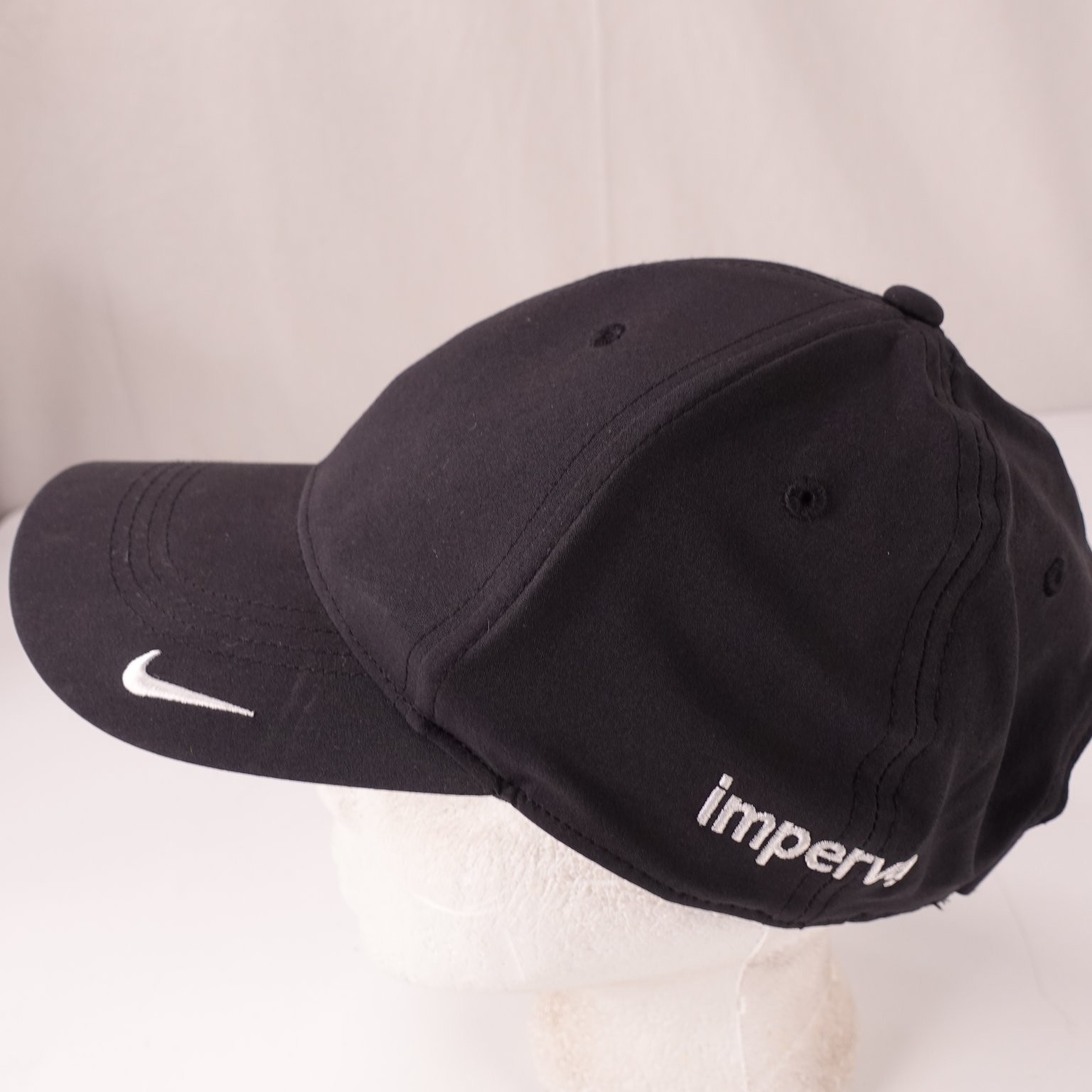 Nike Legacy91 Dri-FIT Black Adjustable Men’s Hat Imperva Embroidered