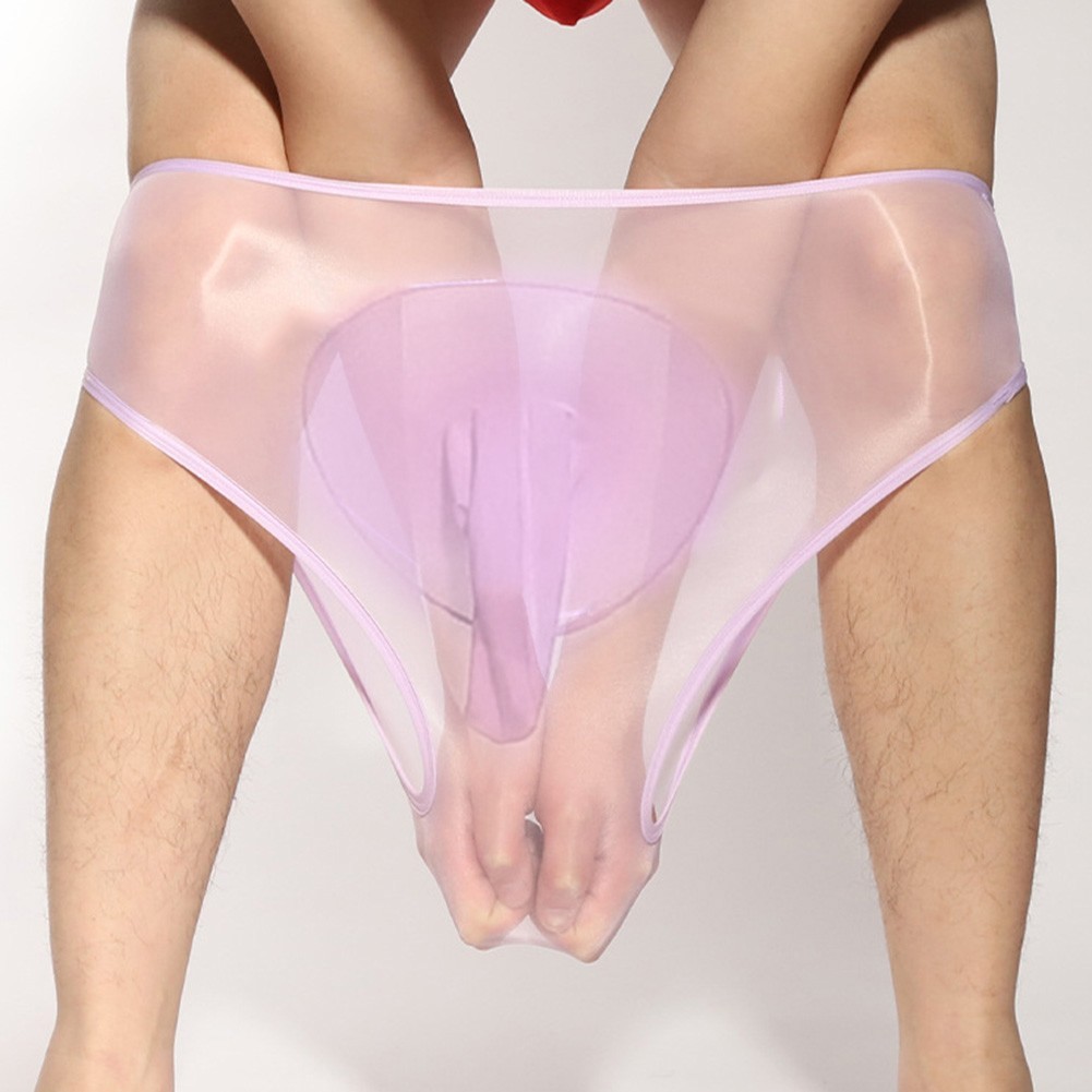 Mens Underwear Panties for lingerie Middle Waist Nylon Slimming Solid Color