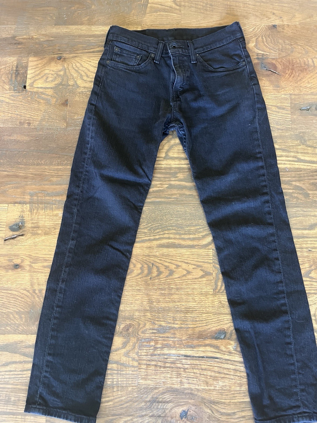 Levis 511 Black Skinny Slim Men’s 29 30 thick Barely Worn clear Black label rock