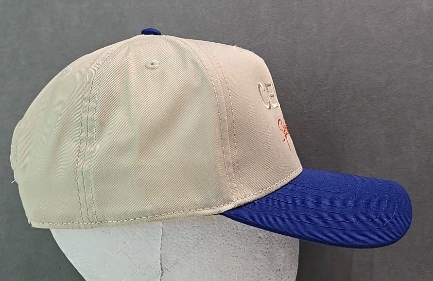 Celsius Spritz Vibe ha snapback A frame blue brim canned beverage cap
