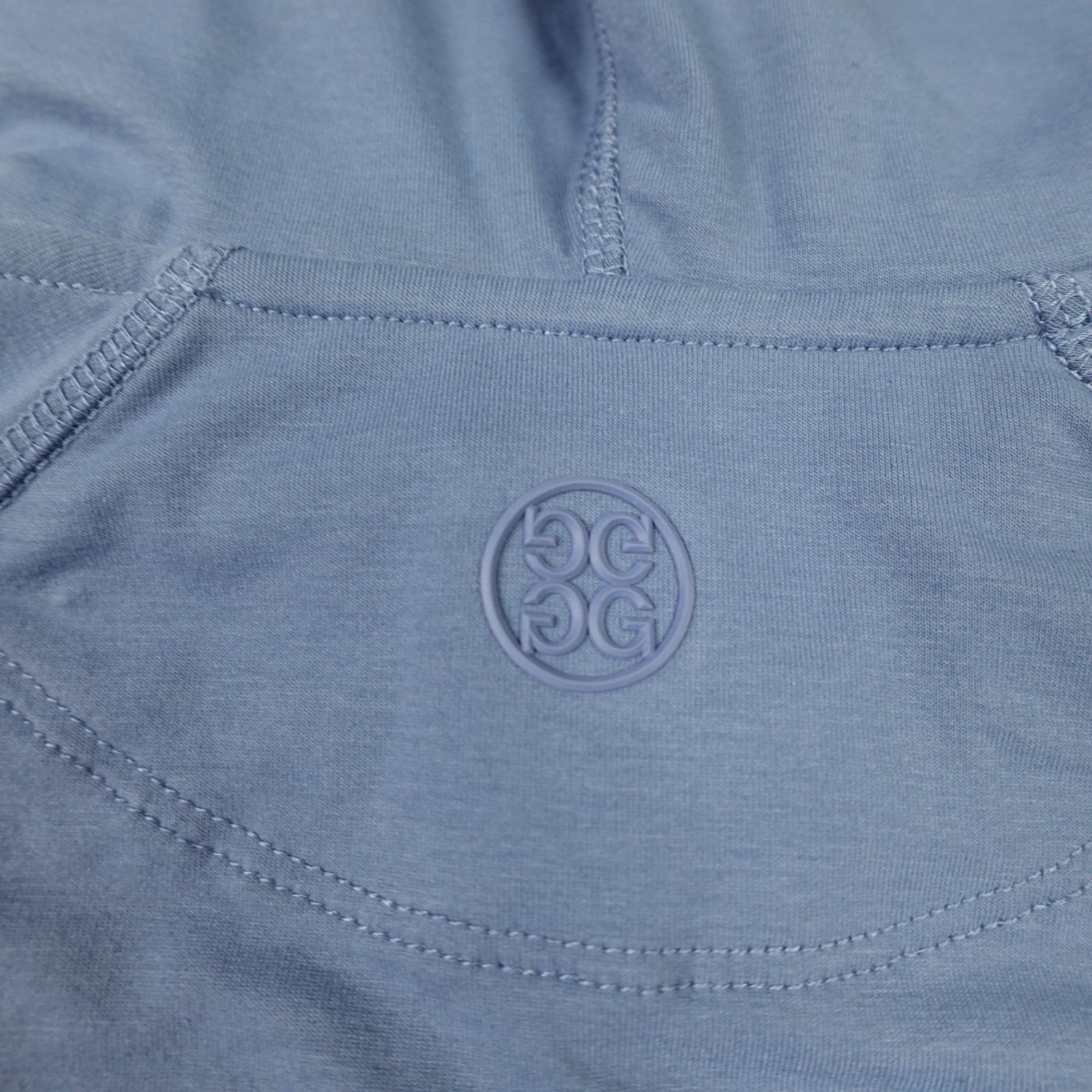 G/Fore Hoodie Lux 1/4 Zip Mid Layer Pullover Men’s Large Blue Golf