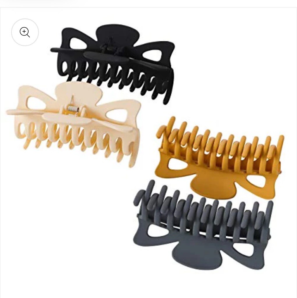 Big Hair Claw Clips 4.7 inch Sets （ 4Pcs )