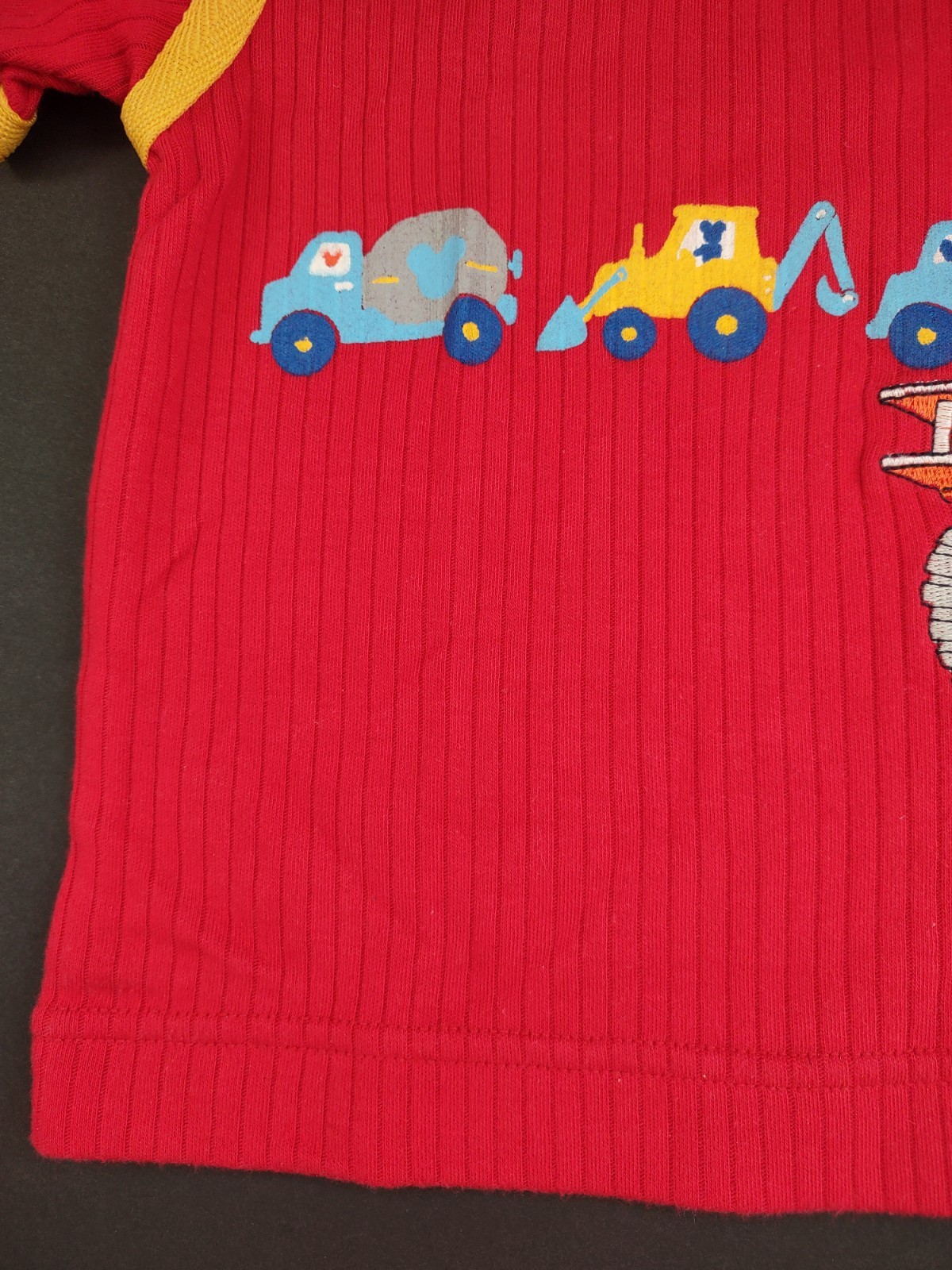 DISNEY Vintage Y2K Mickey Mouse Construction Worker Embroidered Shirt, Size 2T