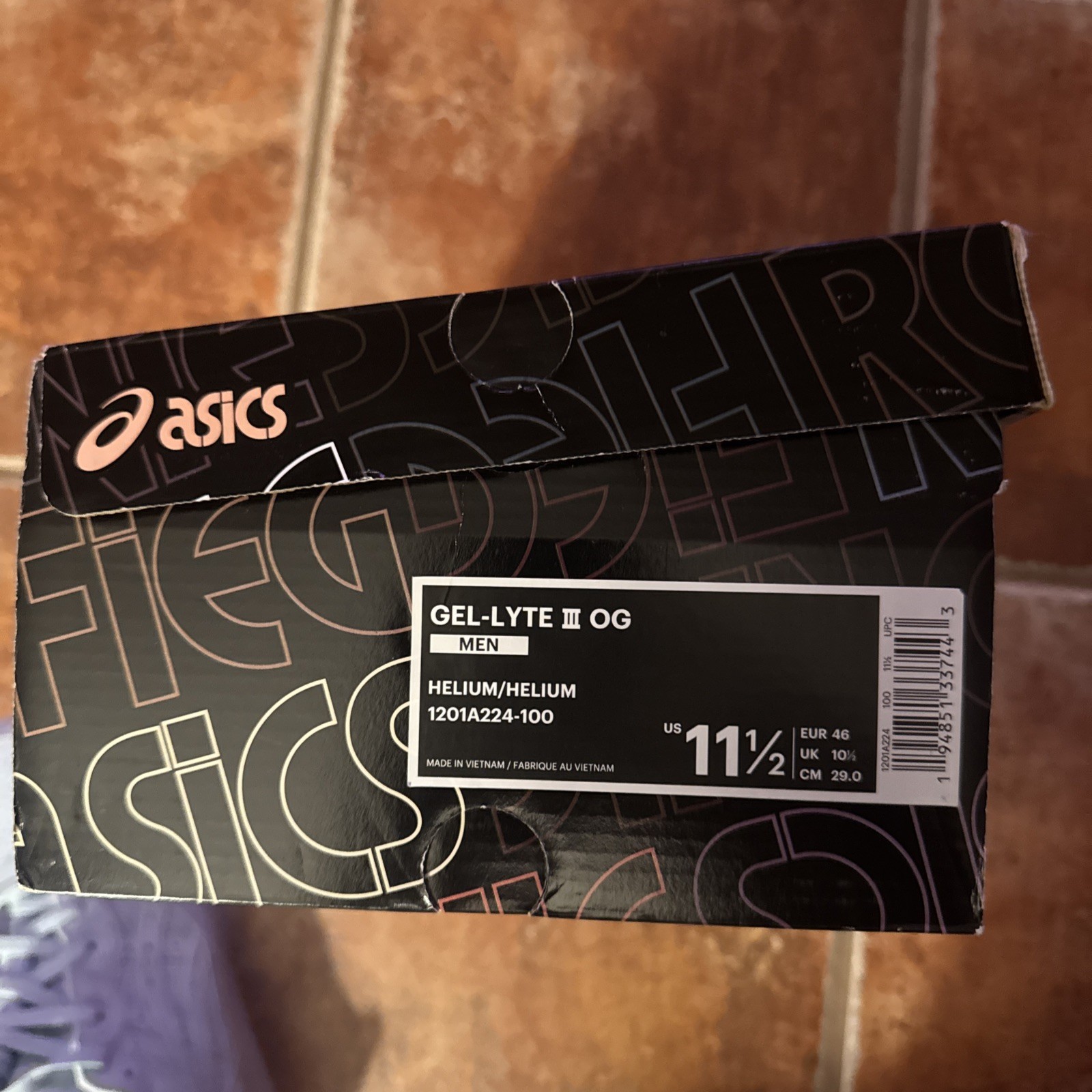 Size 11.5 – Ronnie Fieg x ASICS Gel Lyte III OG The Palette “Helium” KITH