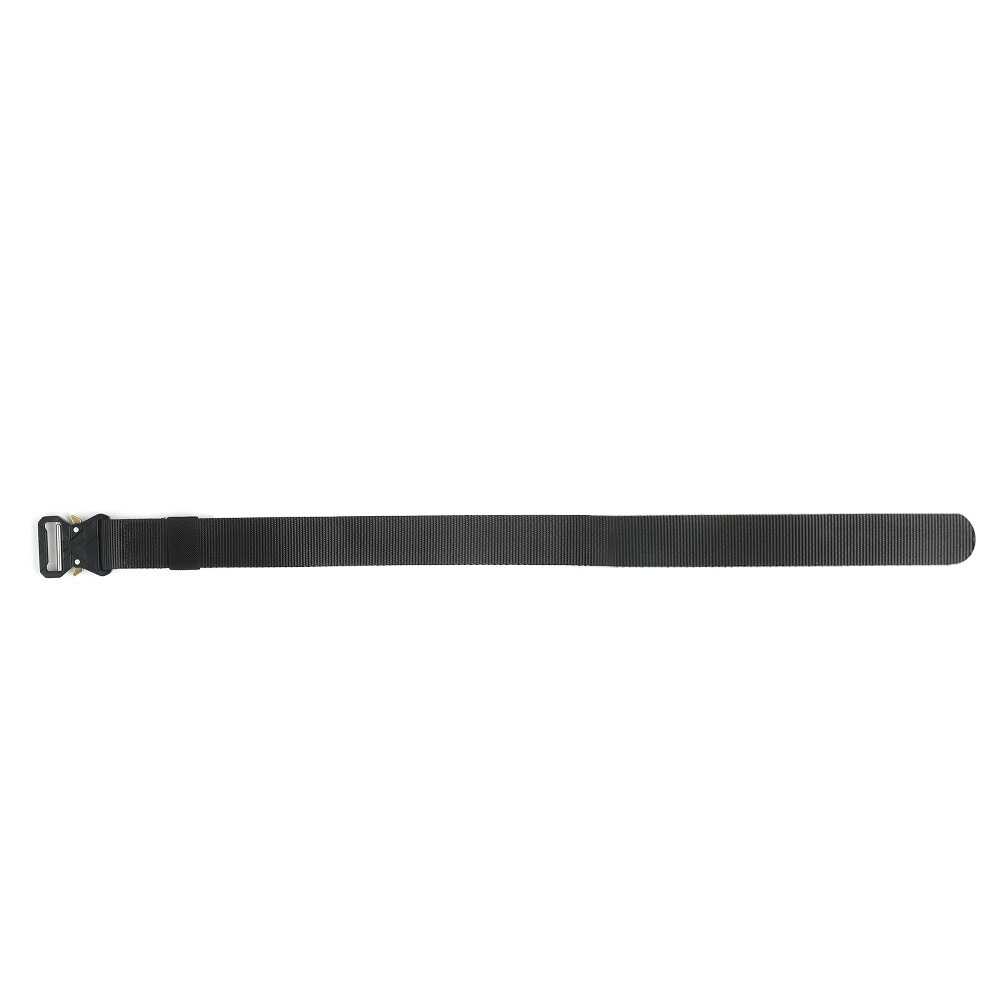 Men’s Nylon Tactical Belt Quick Release 1.5 in Buckle Webbing Waistbelt Black