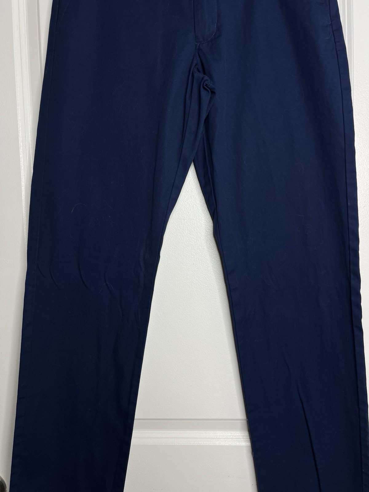 J.Crew The Sutton Mens 30×32 Navy Summerweight Chino Pants 100% Cotton Slim