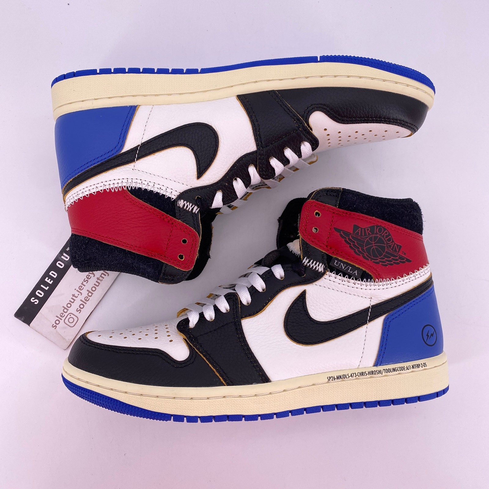 Air Jordan 1 Retro High OG “UNION FRAGMENT VARSITY RED” 2026 – Size 8 – IO7847..