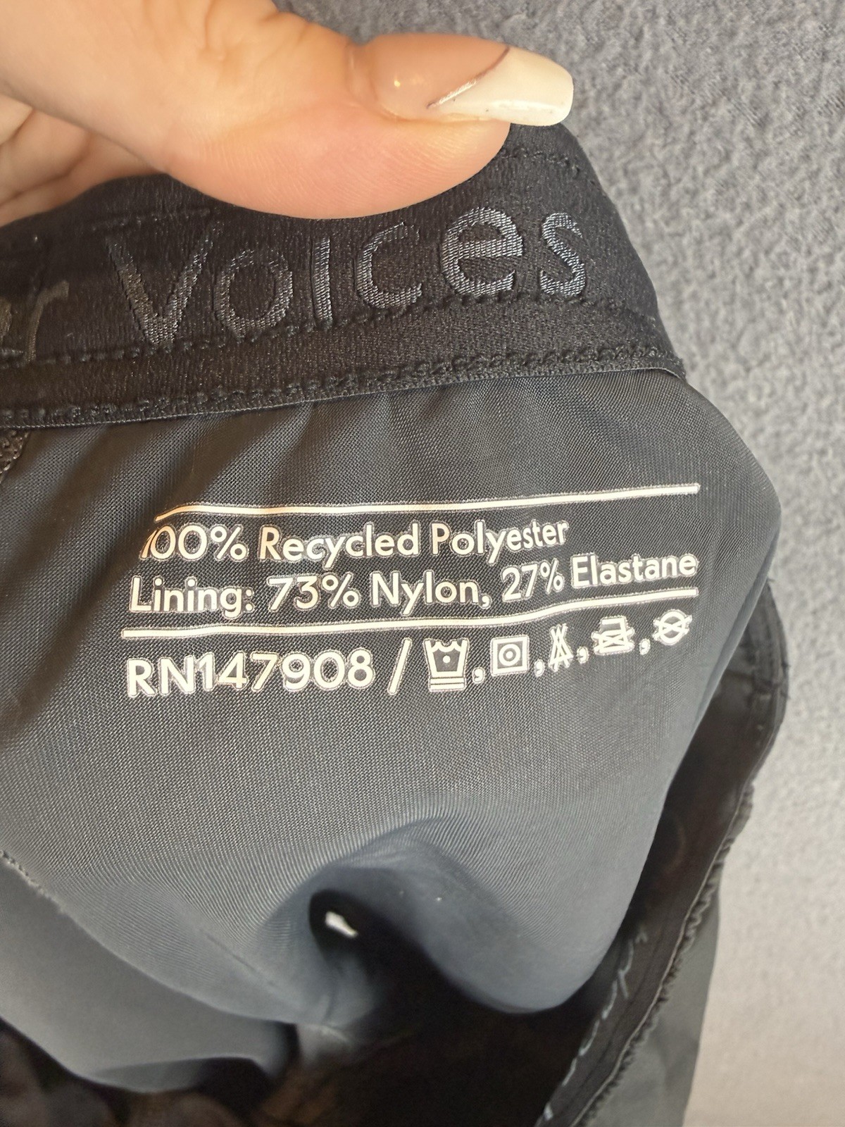 Outdoor Voices Atheltic Running Workout Lined Shorts Black Size Medium