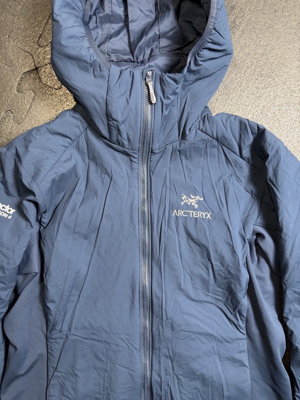 Arc’teryx Atom SL Hoody Womens Medium Full Zip Lightweight Blue Arcteryx Jacket