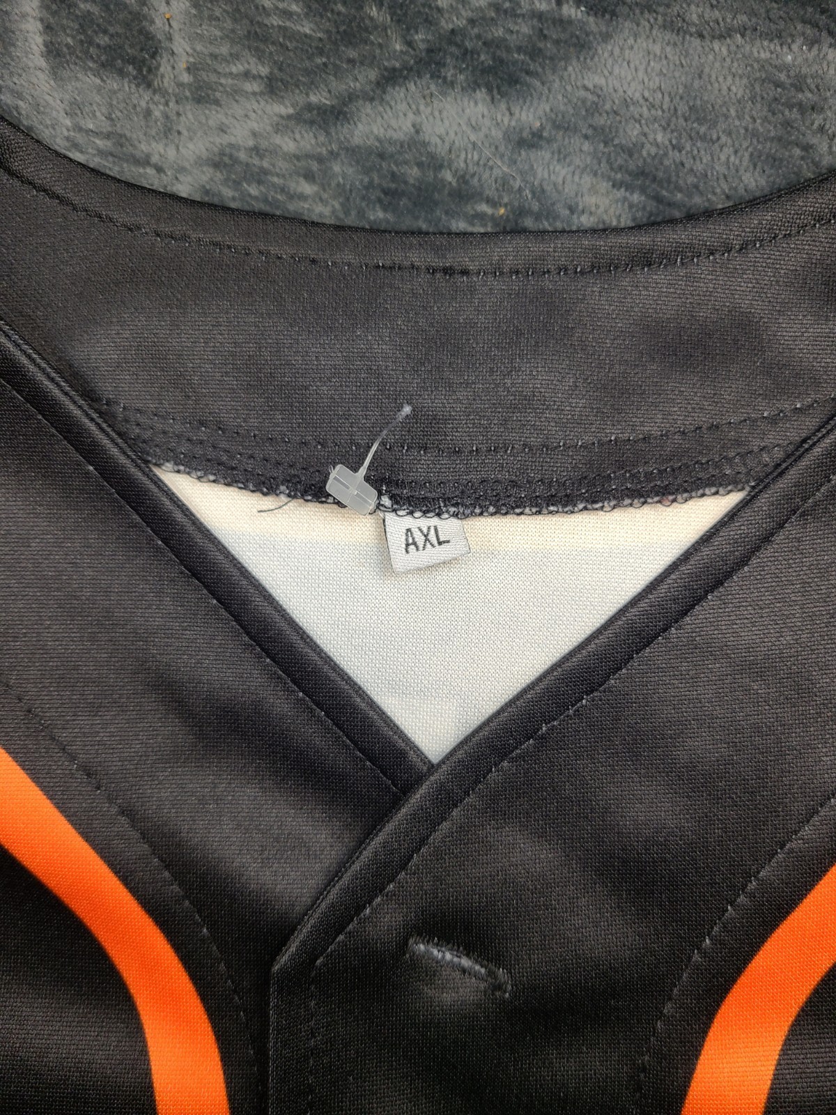 Illusive Apparel Custom Baseball Jersey Black Orange Cali Mesa Crush Livvy 4 AXL