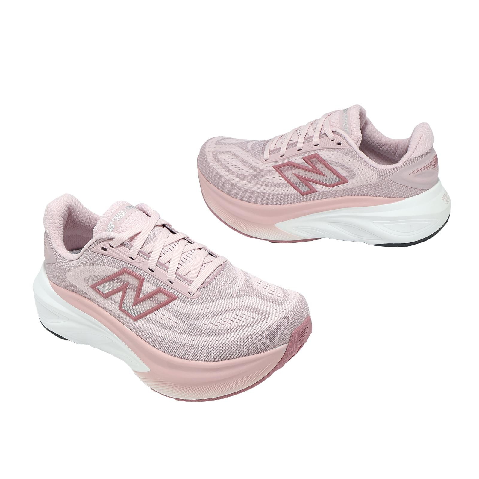New Balance Fresh Foam X More V6 D Wide Pink White Women Road Running WMOR1TC-D