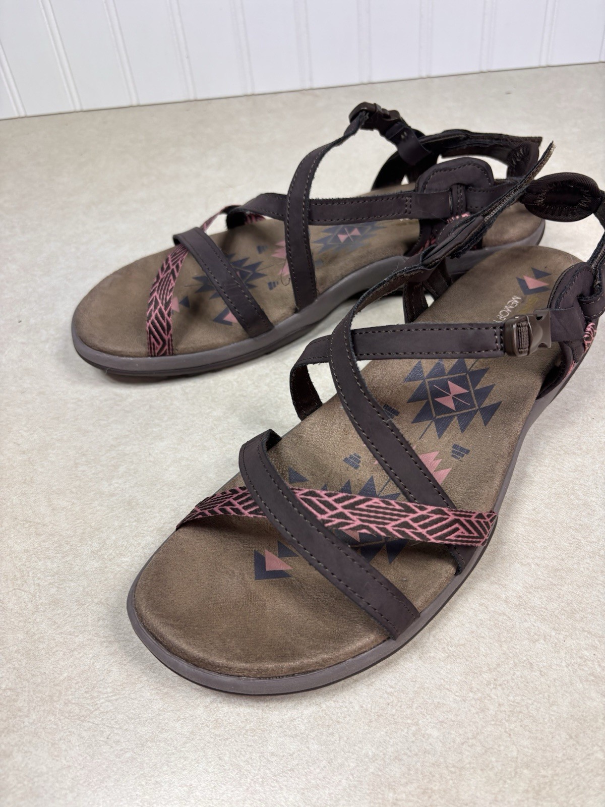 Skechers Reggae Slim – Vacay Sandals Thin Strappy Buckle Slides Women’s Sz 9.5