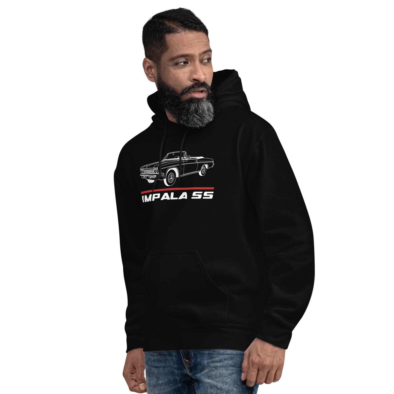 Premium Hoodie For Impala SS Convertible 1966 3QTR Car Owners Birthday Gift