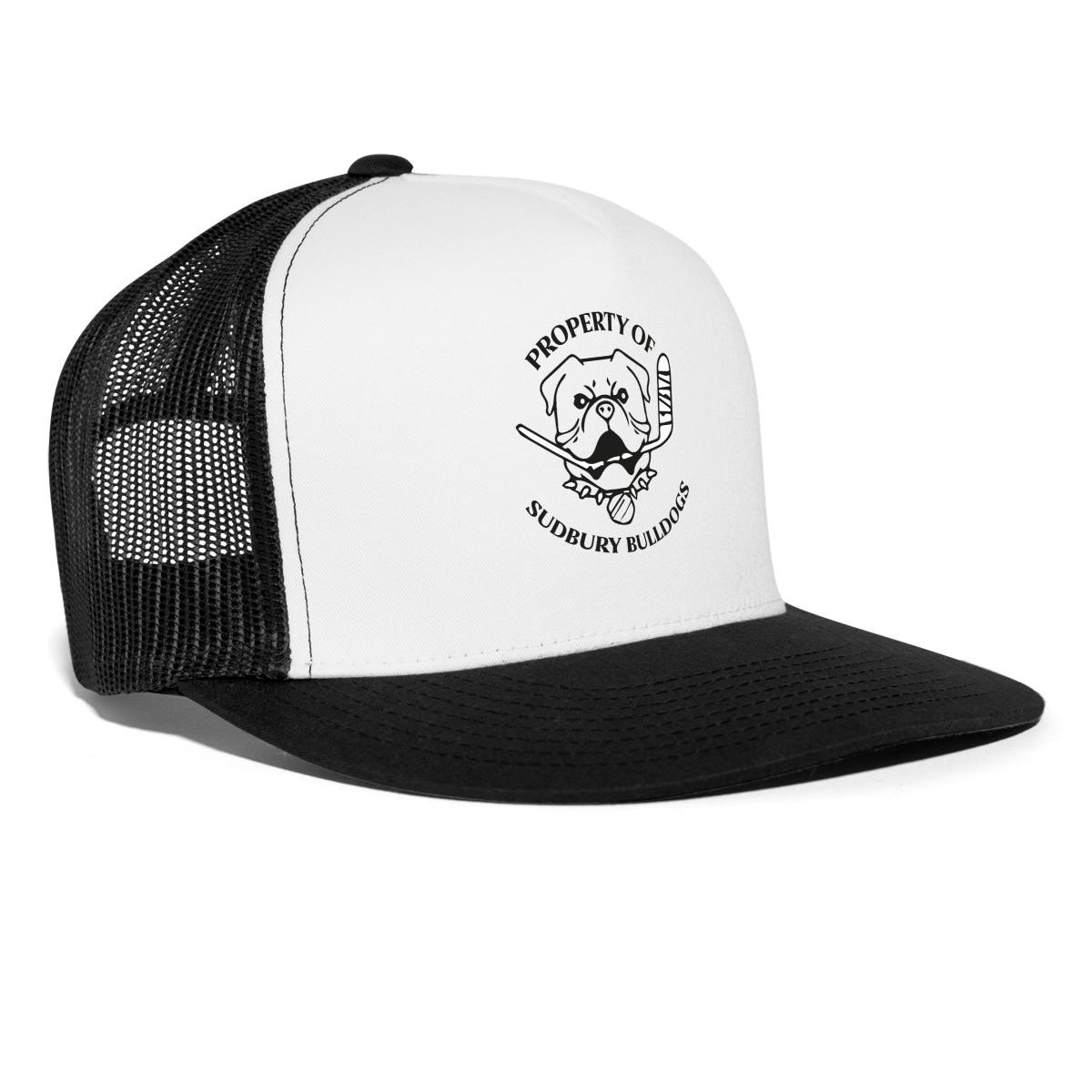 Property Of Sudbury Bulldogs Hockey Fanart Trucker Hat