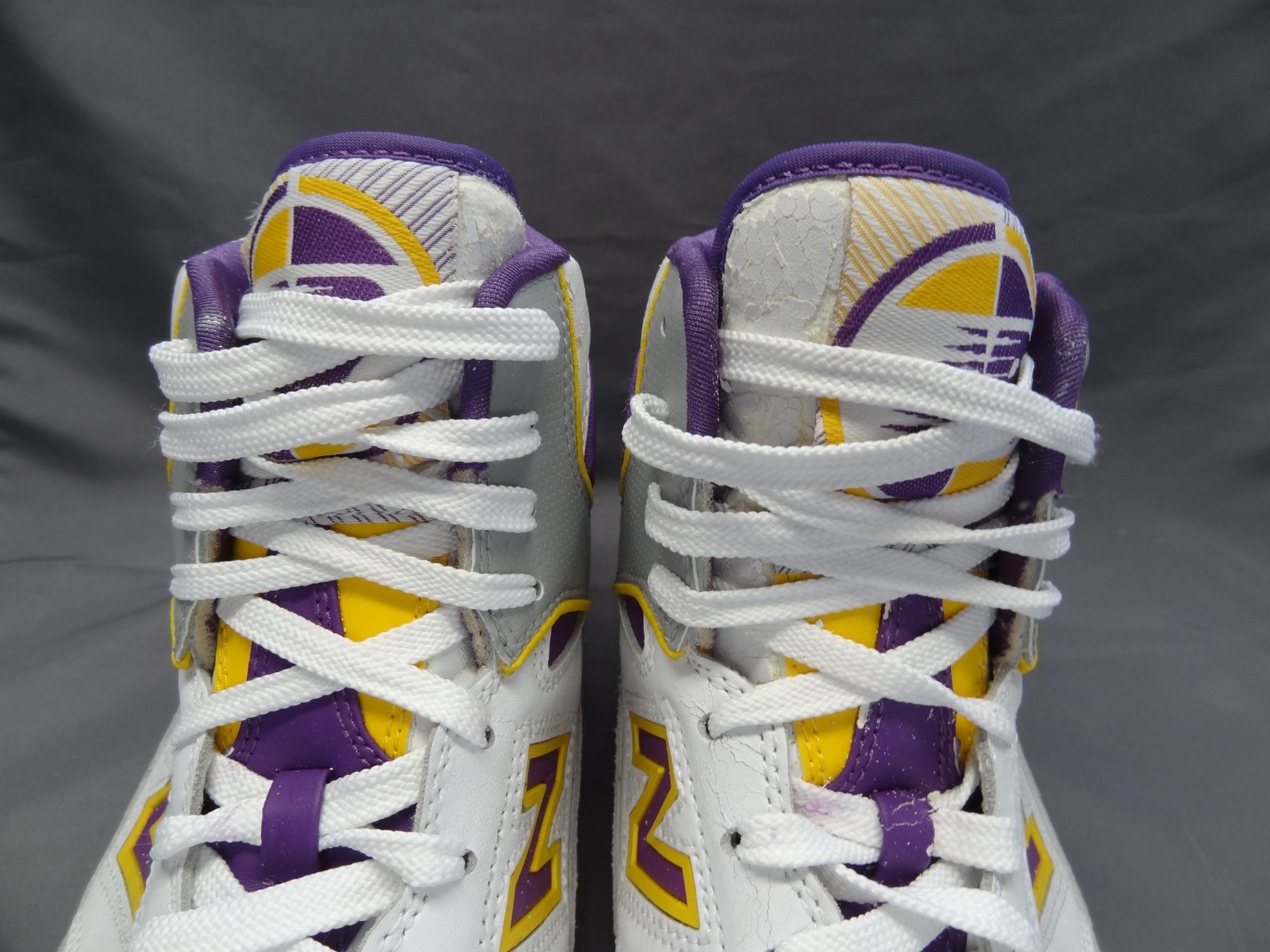 DISPLAY ONLY New Balance 11.5 Lakers James Worthy Basketball VTG 80s 800 BB800PY