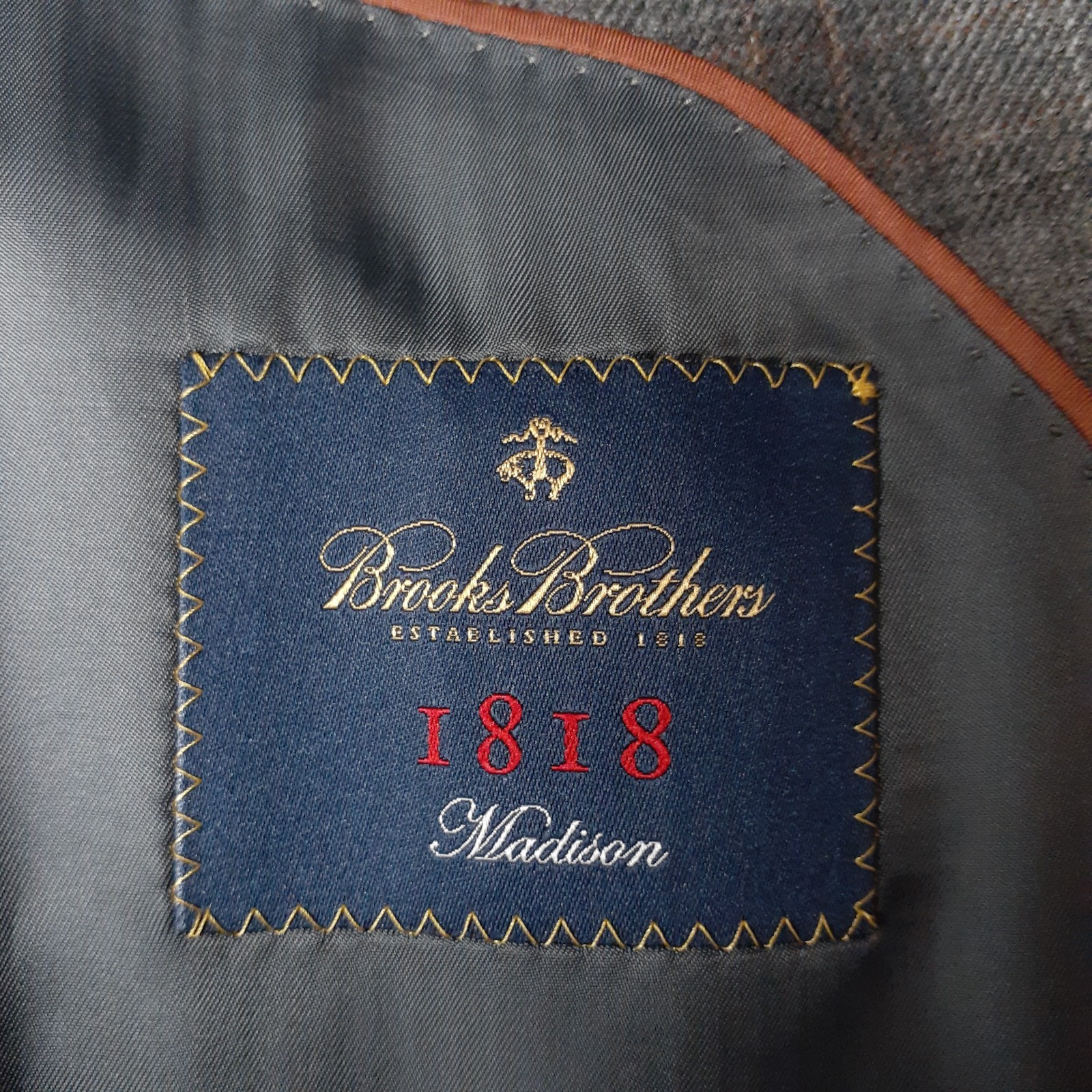 Brooks Brothers Jacket Mens 40 41 Long Wool Cashmere E Thomas Blazer Sport Coat