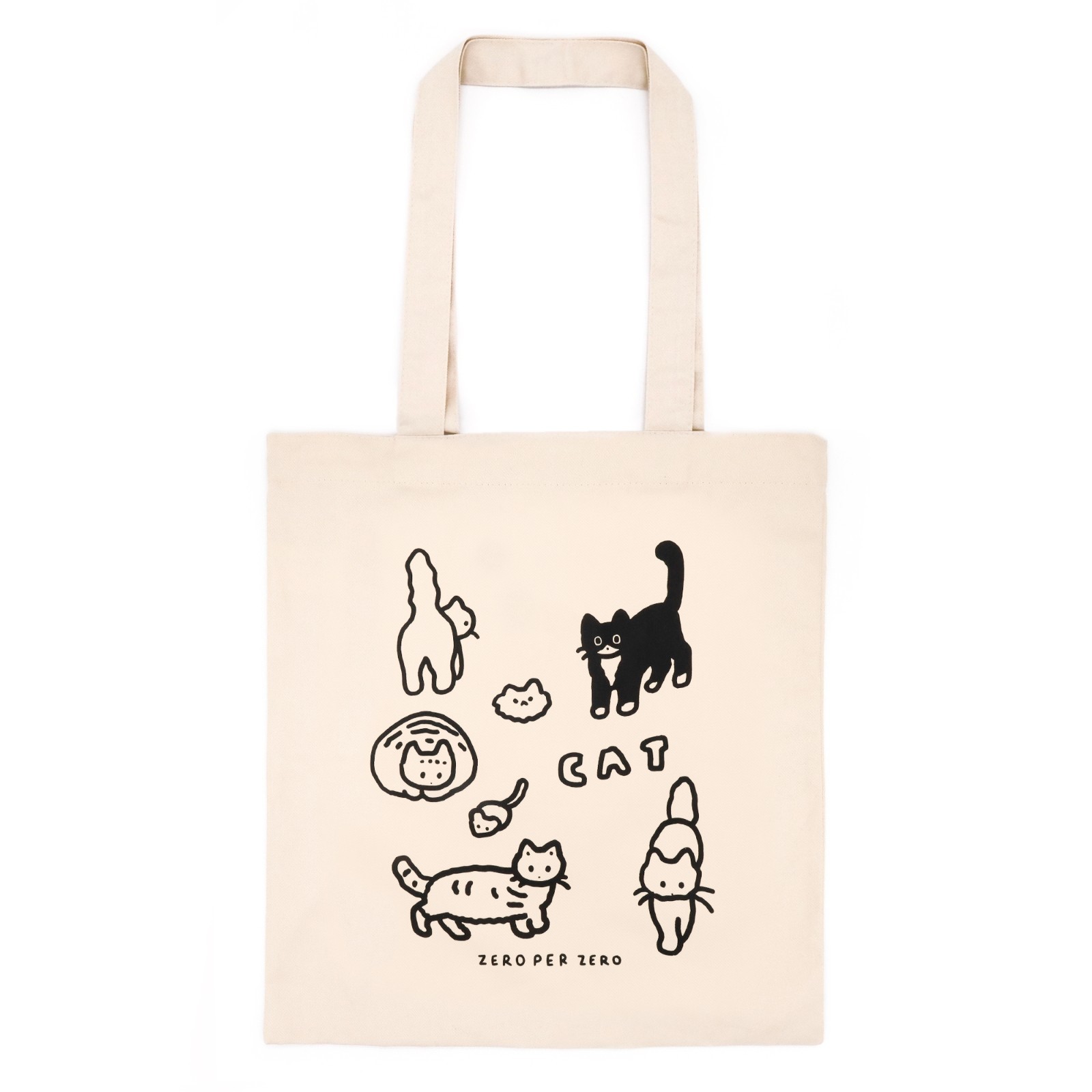 ZeroPerZero Premium Cotton Eco Tote Bag (36x39cm)