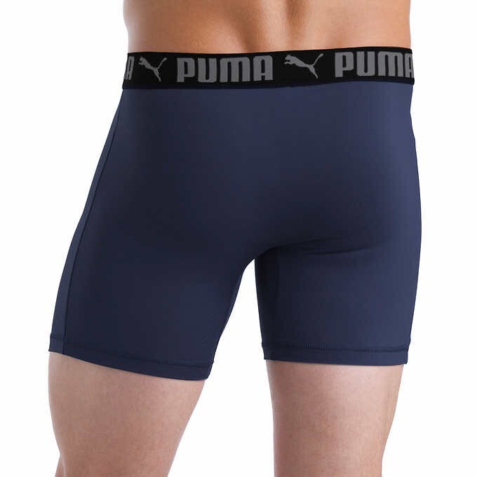 PUMA Men’s Boxer Brief, 5 pack Recycled Polyester Comfort Waistband