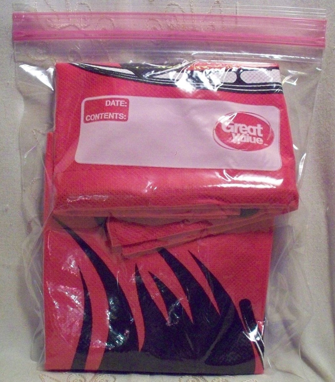Halloween Trick or Treat Bag Drawstring Backpack Grim Reaper Scythe Skull Red