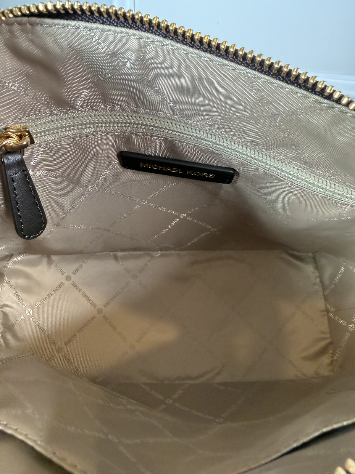 Michael Kors Sienna satchel chocolate brown