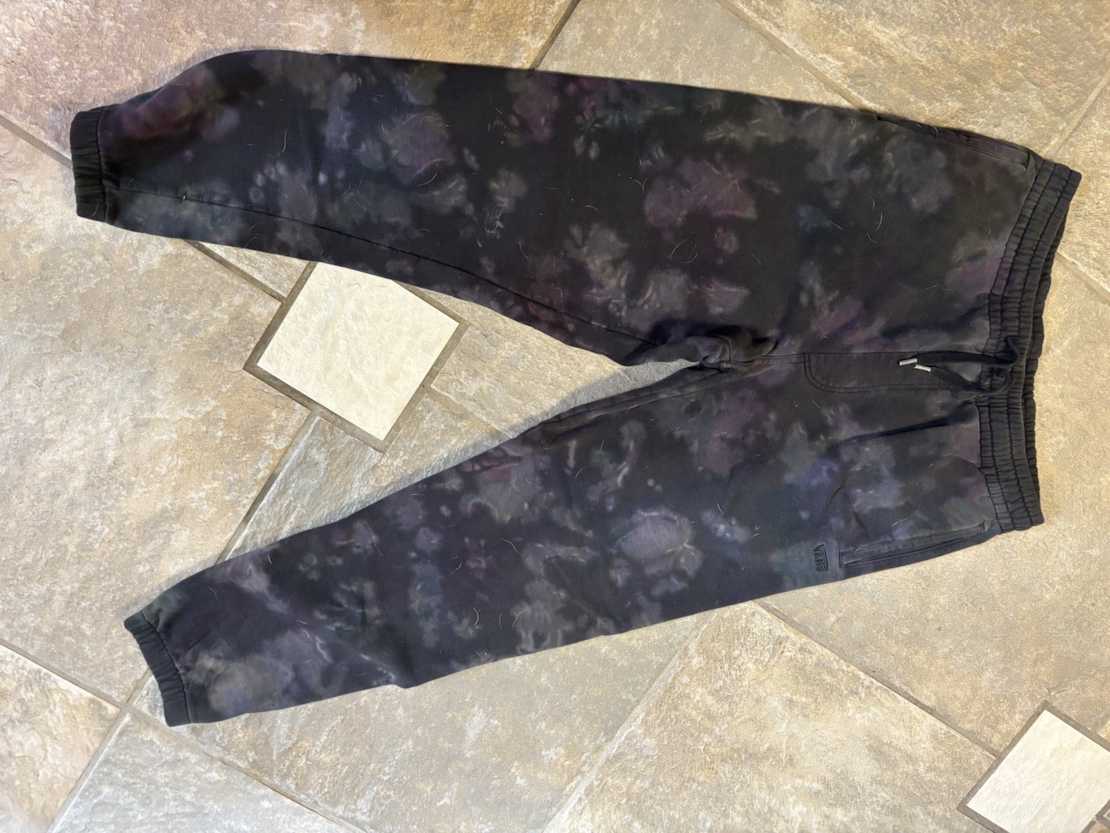 Discontinued NEW tie die green/black/purple Vans Men’s sweat pants
