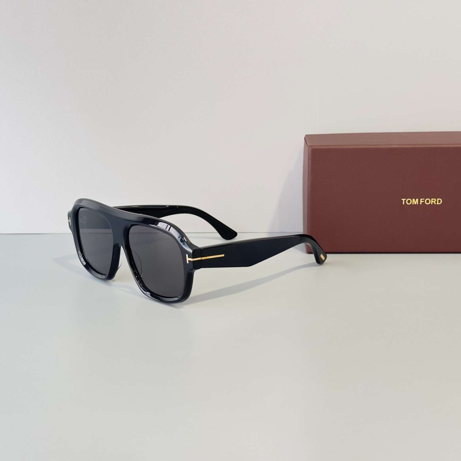 Tom Ford TF1324 Sunglasses Black Frame Black Lenses Made In Italy