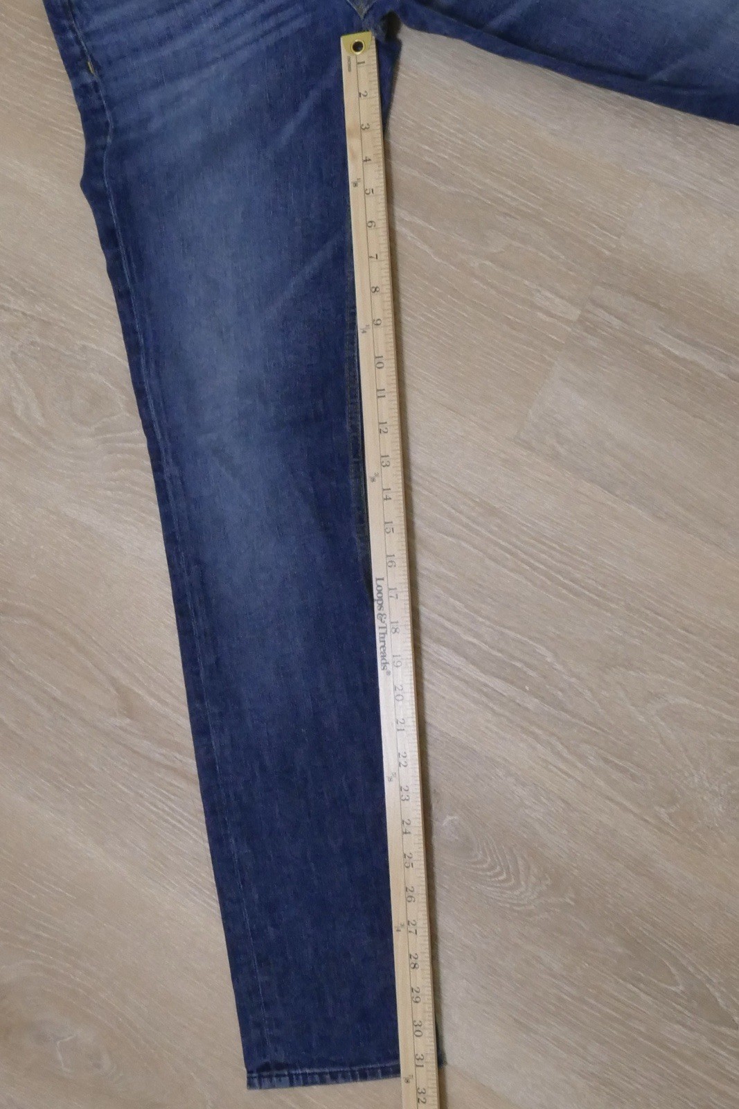 J.CREW *Stretch Low/Mid Rise Raw Wash Skinny Leg Denim Jeans Size 28R