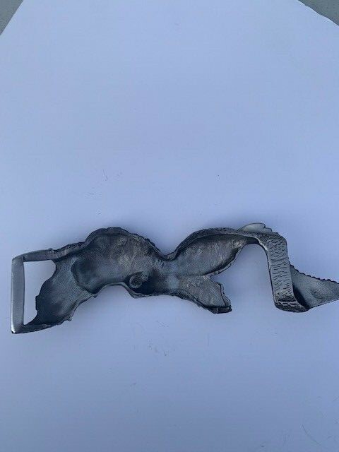 Multi Stone Large Mermaid Belt Buckle Solid Metal Stones Version 3