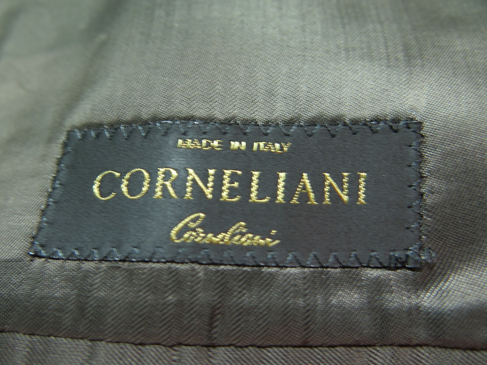 Corneliani Men’s Pure Wool Micro-Check Italian Blazer Jacket Sport Coat 44 R EUC